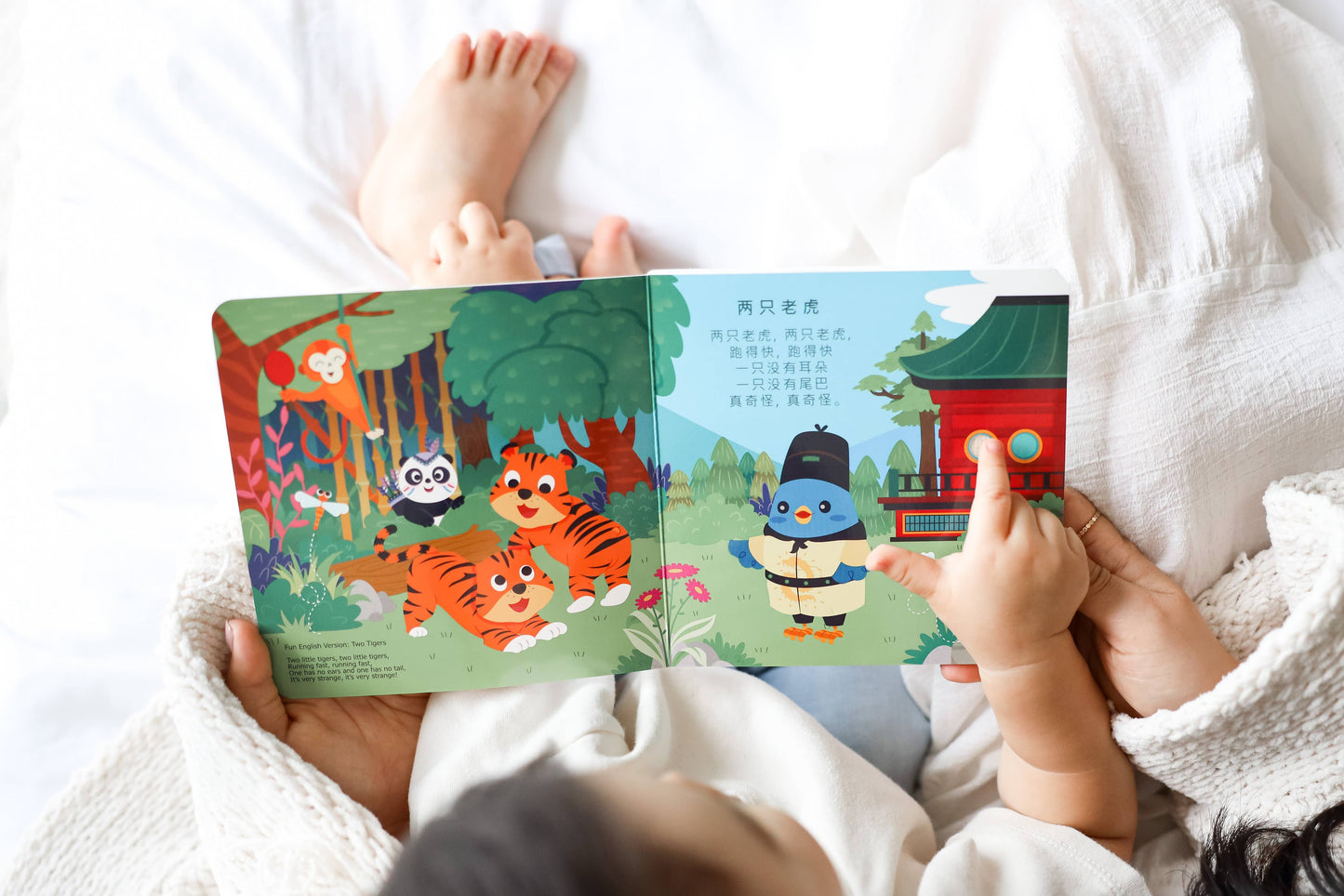 Ditty Bird Bilingual Book | Learning Chinese Kid's Songs 儿歌
