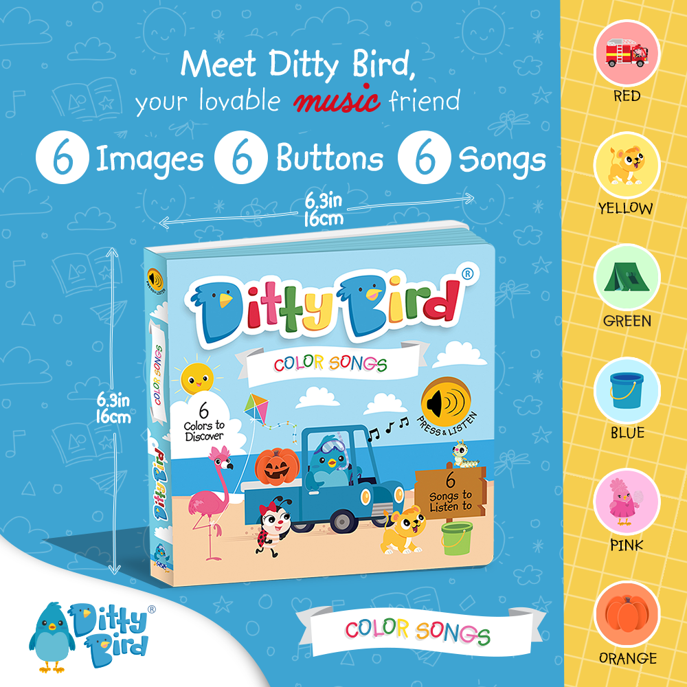 NEW | Color Songs | Ditty Bird Sound Book