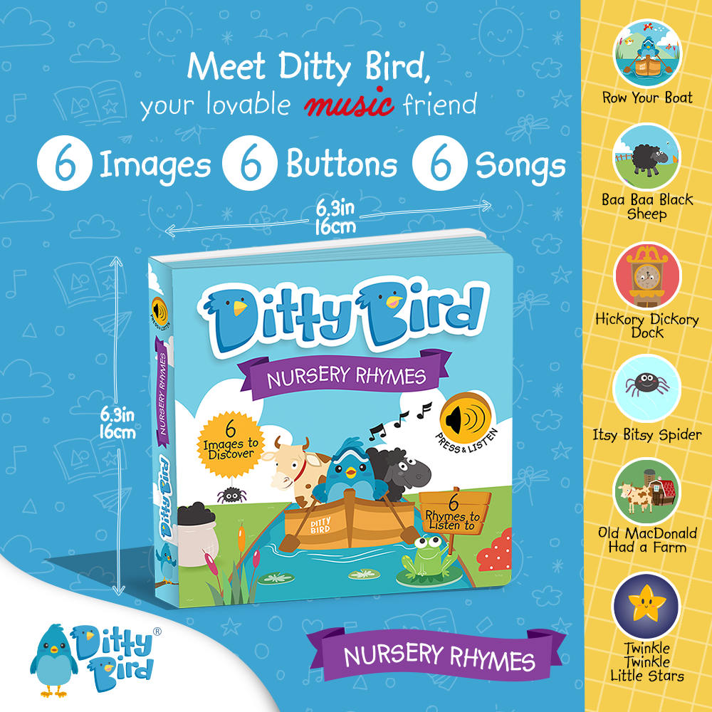 Ditty Bird Sound Book : Nursery Rhymes - BESTSELLER