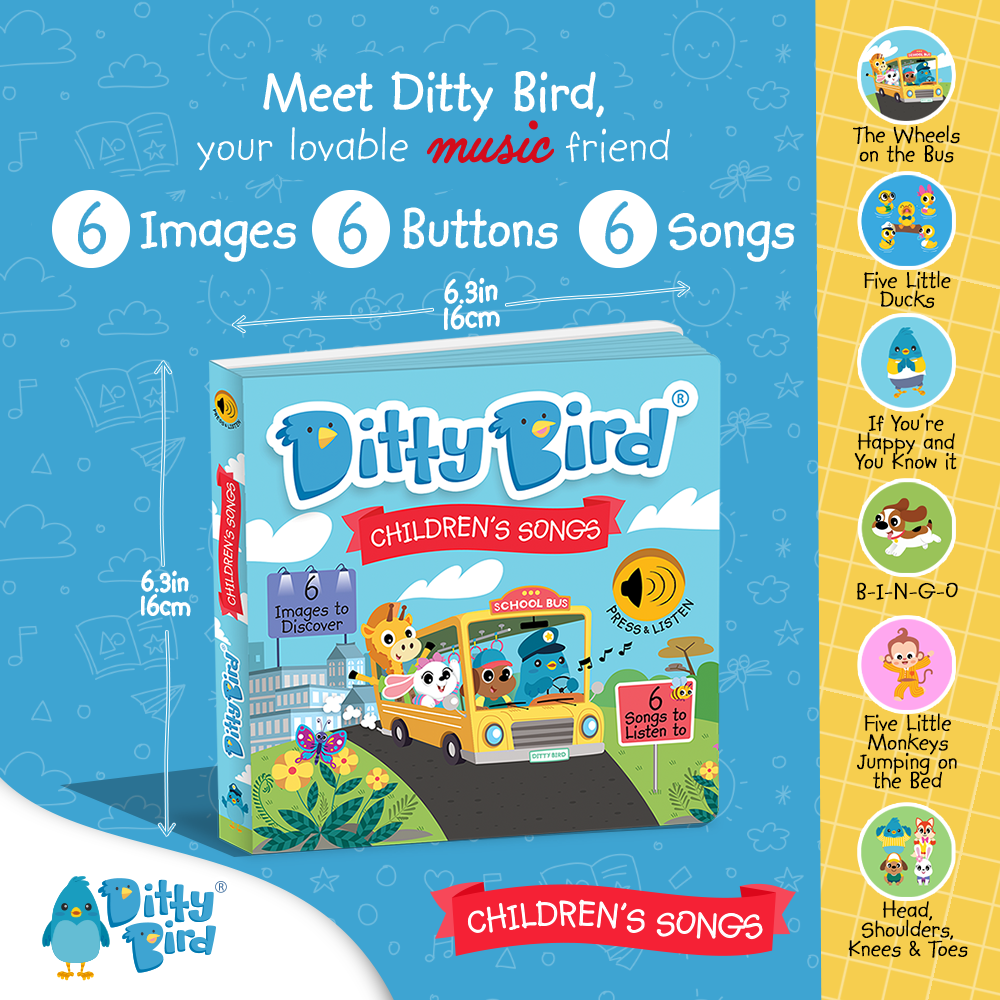 Ditty Bird Sound Book: Children´s Songs-BESTSELLER