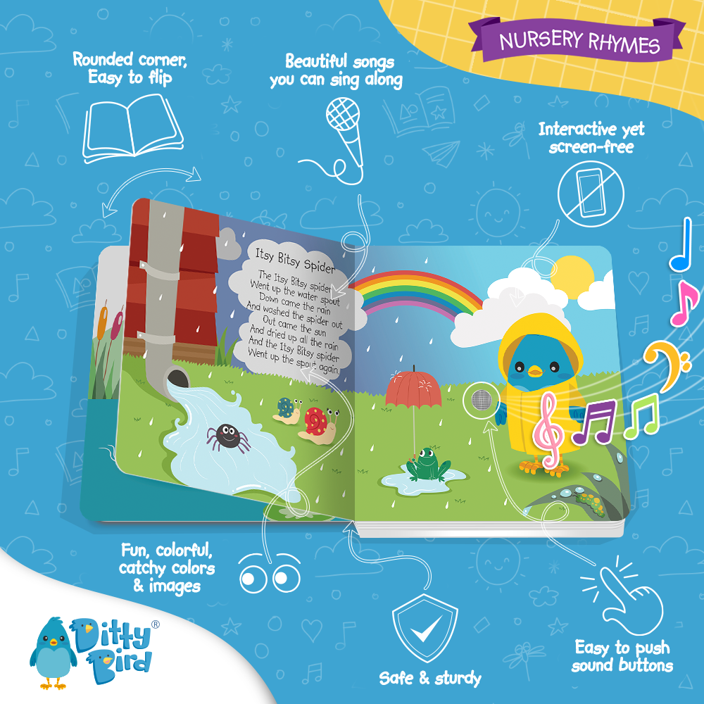 Ditty Bird Sound Book : Nursery Rhymes - BESTSELLER